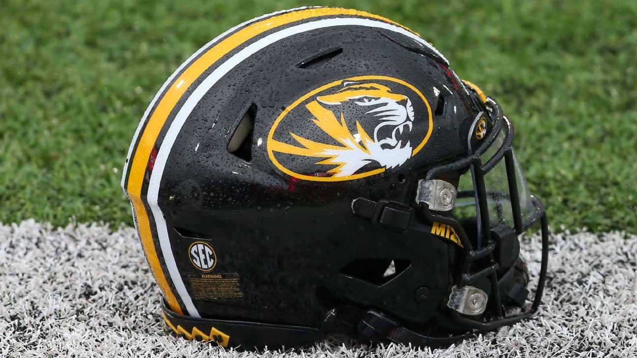 Missouri Tigers helmet