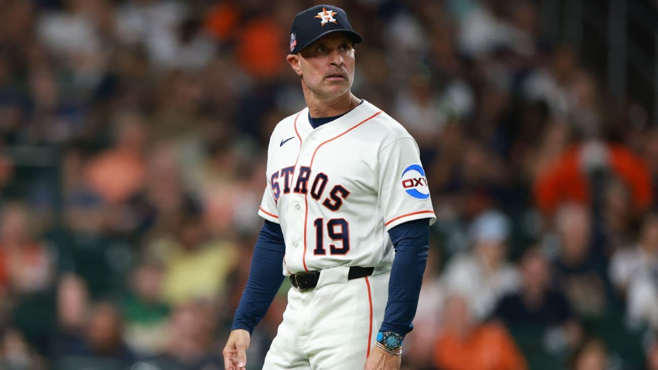 Source: Mariners get OK to interview Astros' Joe Espada