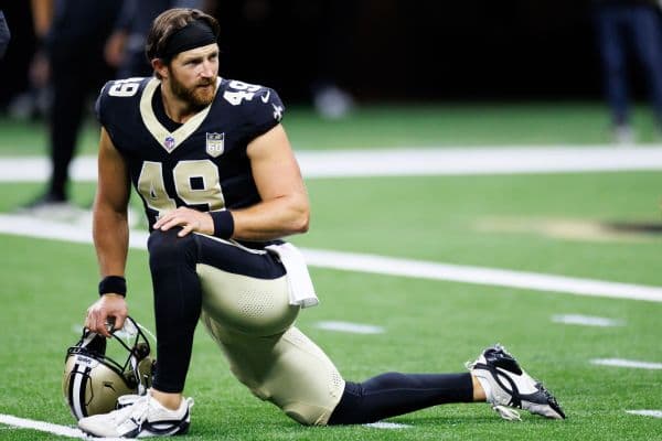 Source: Saints' Zach Wood to miss time with Grade 2 calf strain
