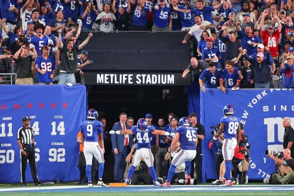 Record $595 million bet with New York sportsbooks in NFL Week 1
