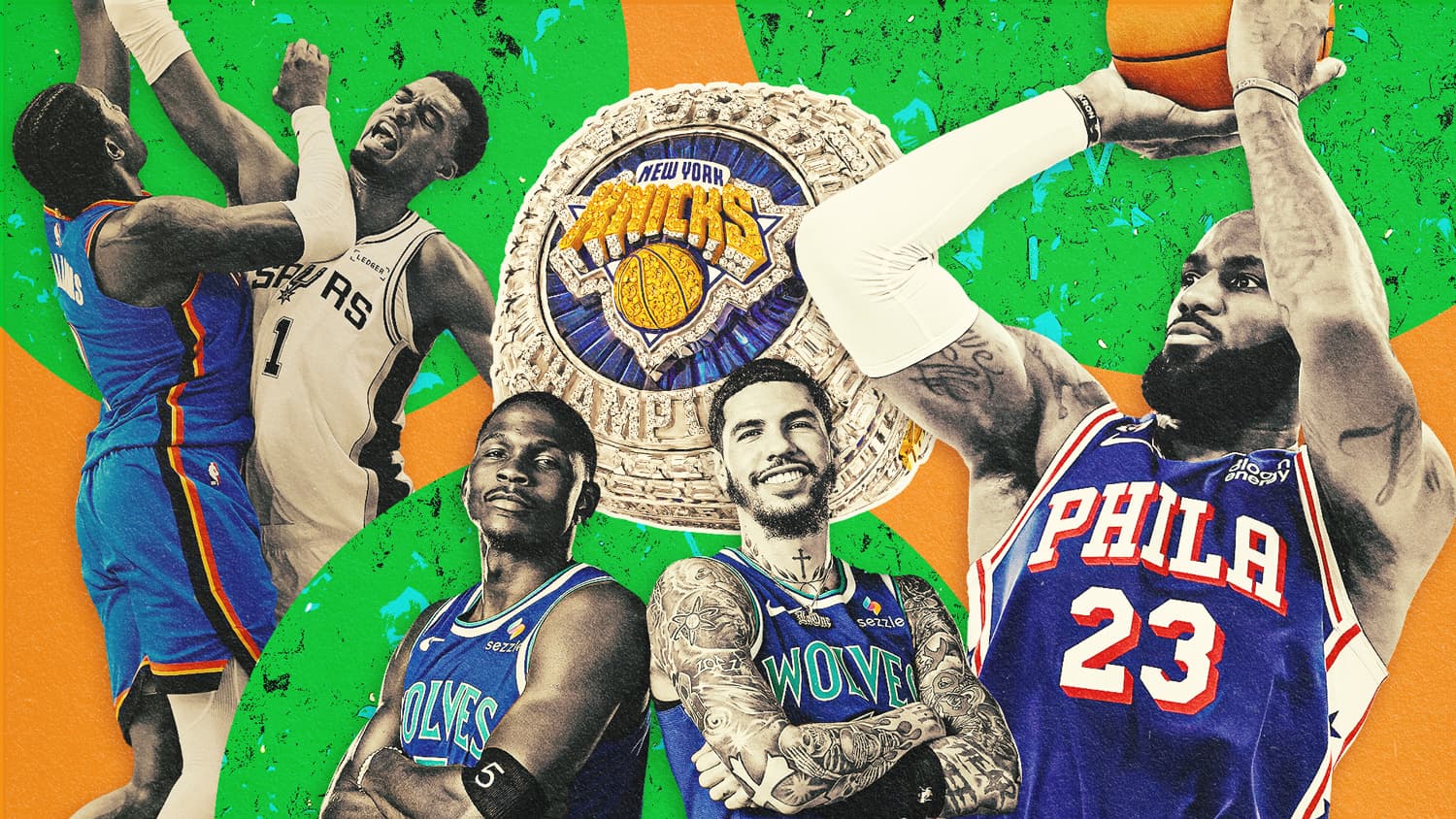 Lebron James, Wembanyama, Anthony Edwards, LaMelo Ball,