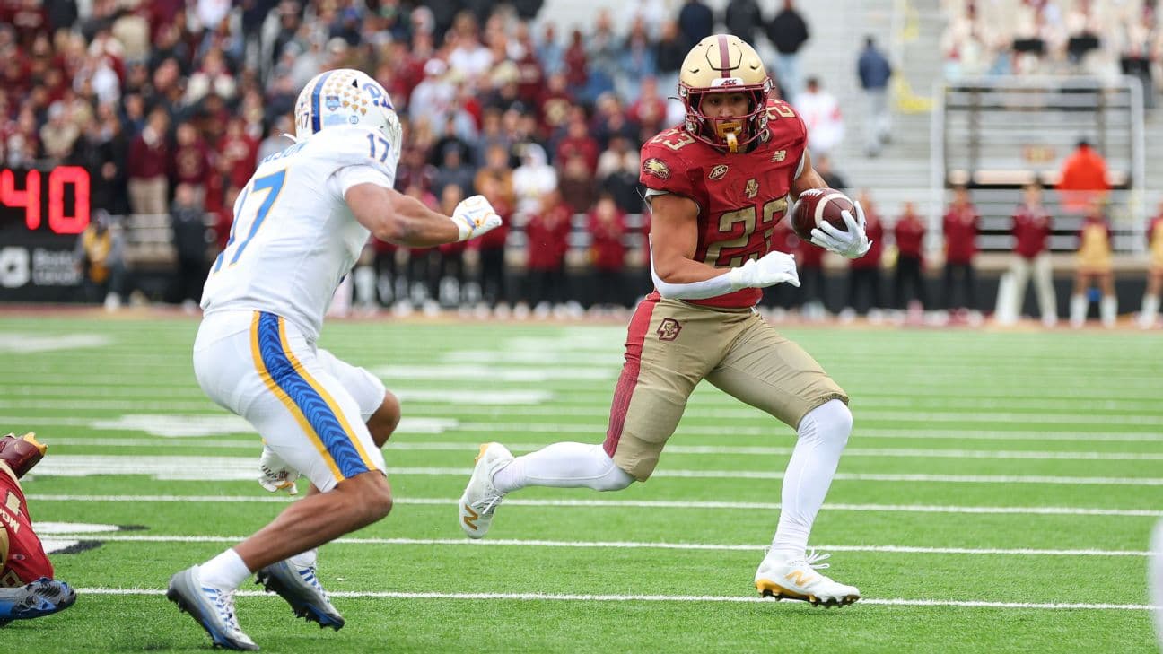 Source: Boston College RB Evan Dickens out for season