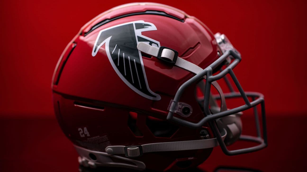 Falcons' viral stripes will appear down center of helmets