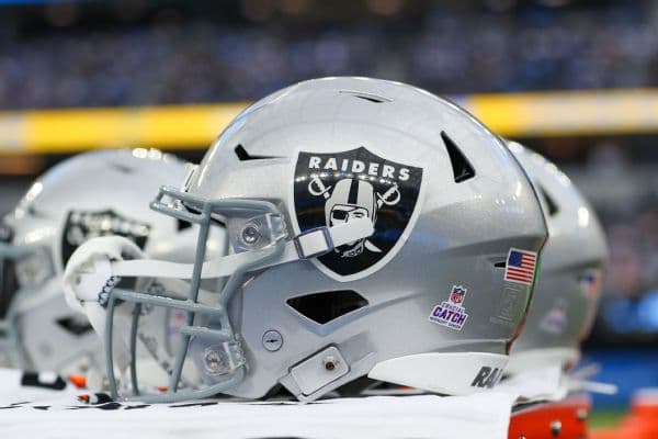 Las Vegas Raiders helmet during the NFL regular season
