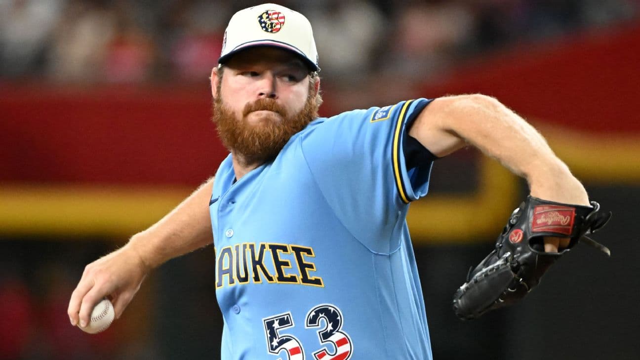 Brewers add pitcher Brandon Woodruff to World Series roster