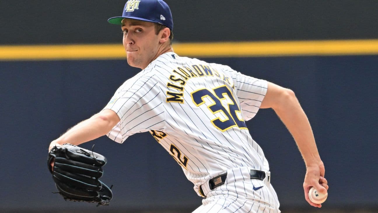 Misiorowski tops in ERA, K's; Alvarez, Moreno win batting titles