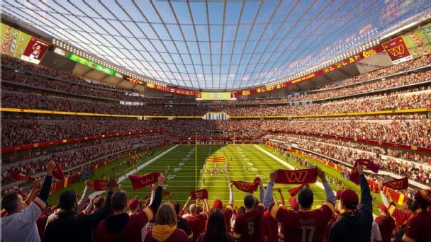 Washington Commanders unveil first renderings inside new stadium