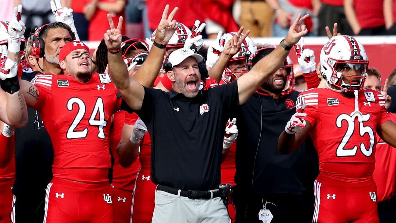 Utah Utes first-year coach Morgan Scalley leading with love