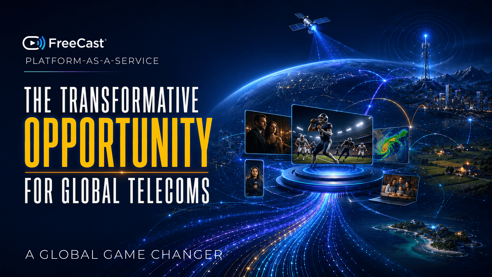 FreeCast Platform-as-a-Service, the transformative opportunity for global telecoms