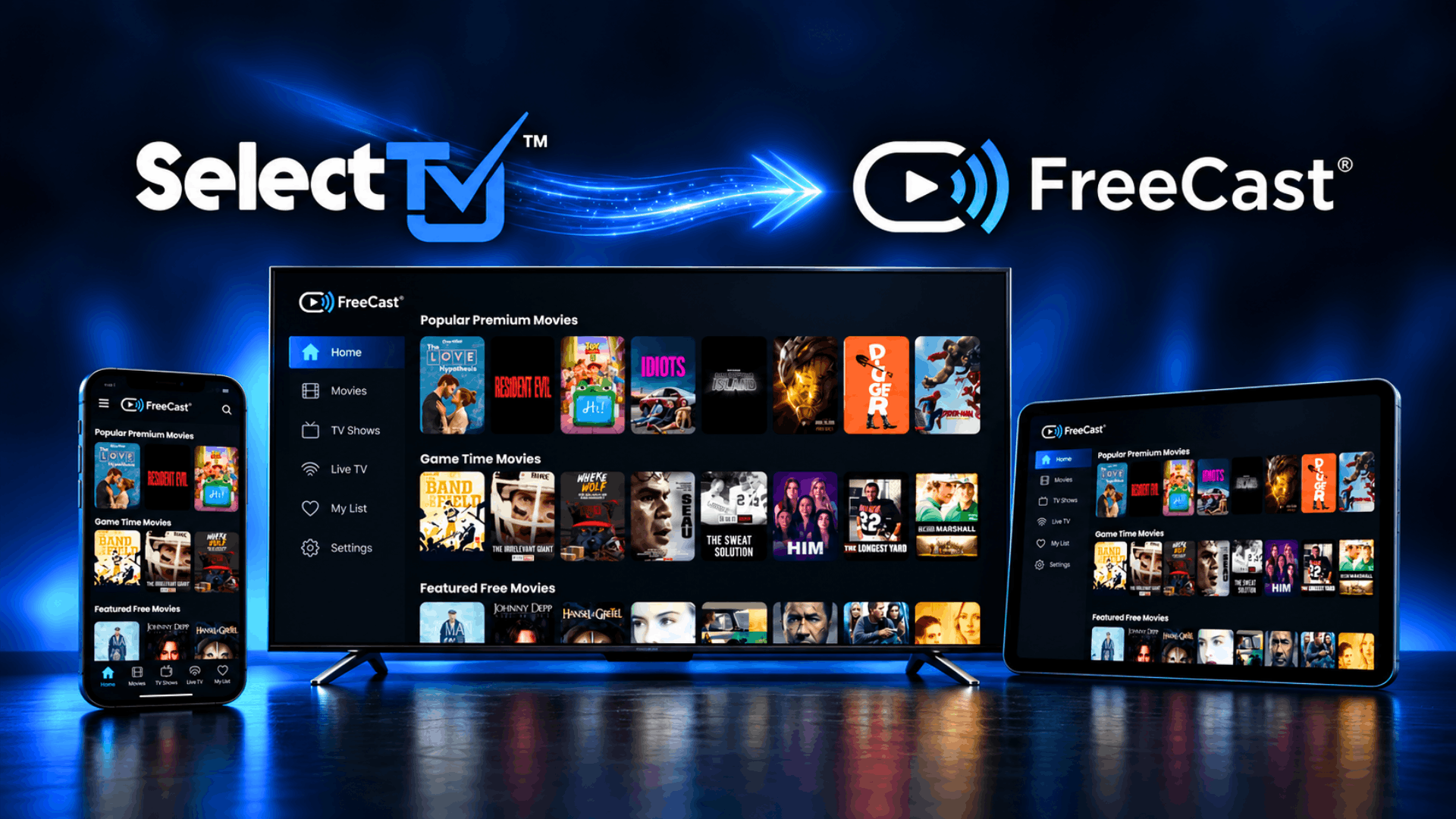 SelectTV is now FreeCast