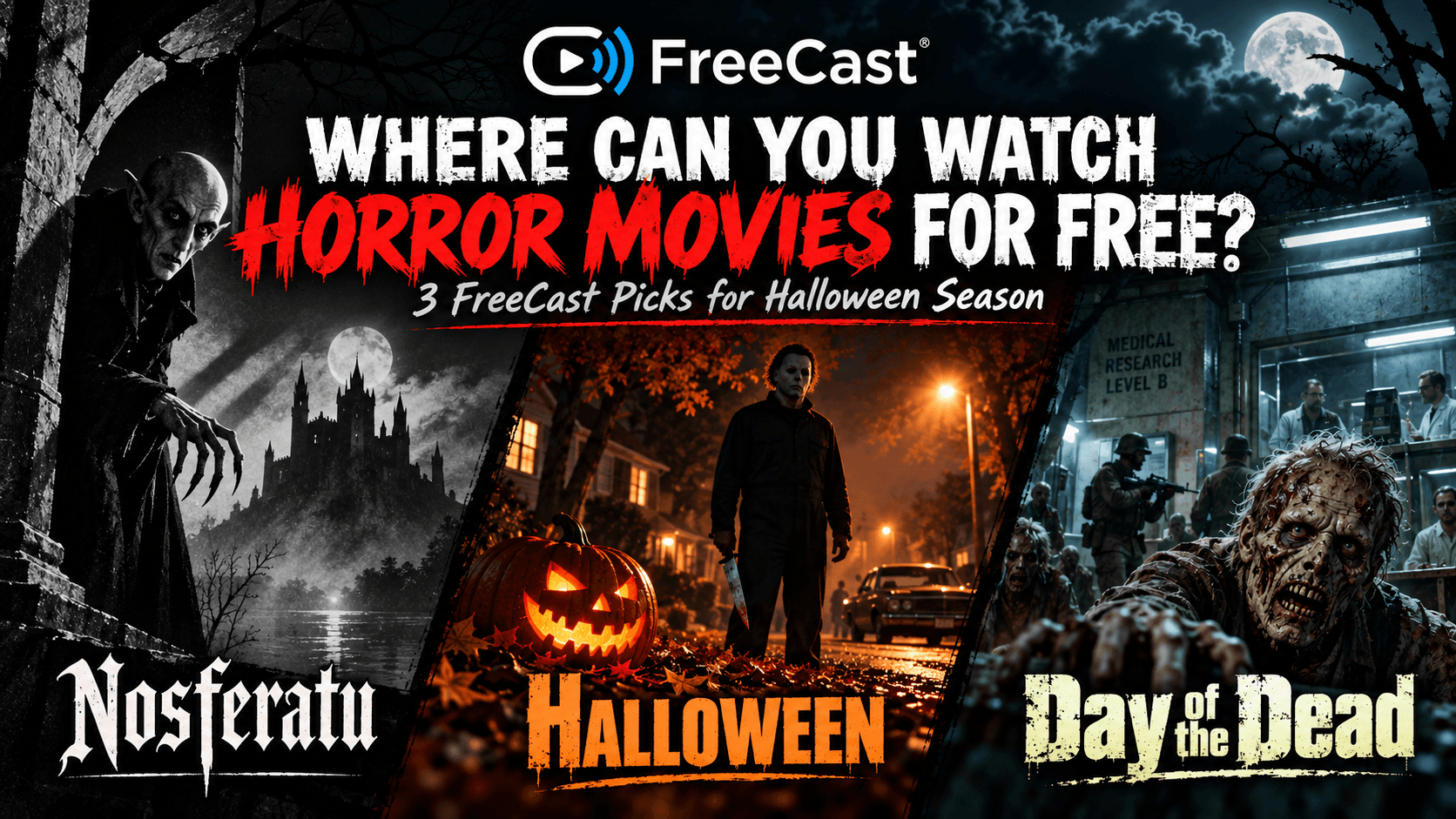 Where Can You Watch Horror Movies for Free?