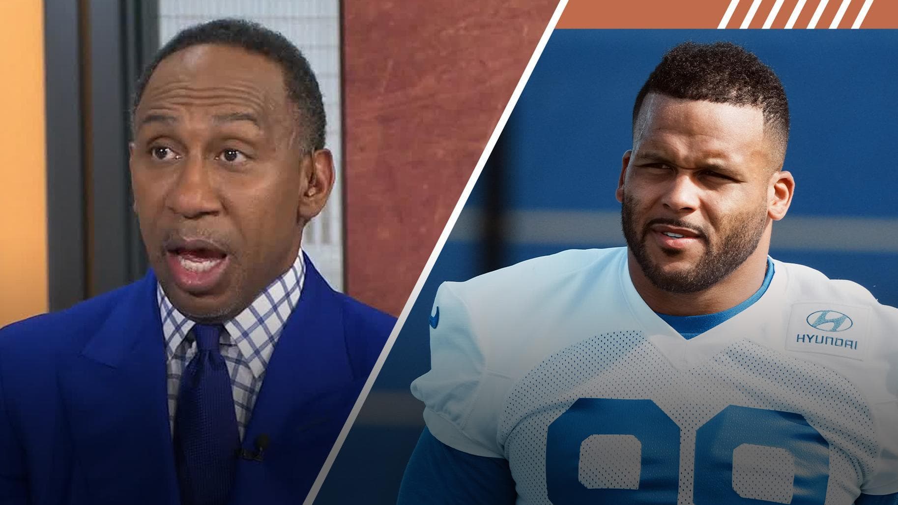 Why Stephen A. says the Rams should exhibit patience with Aaron Donald