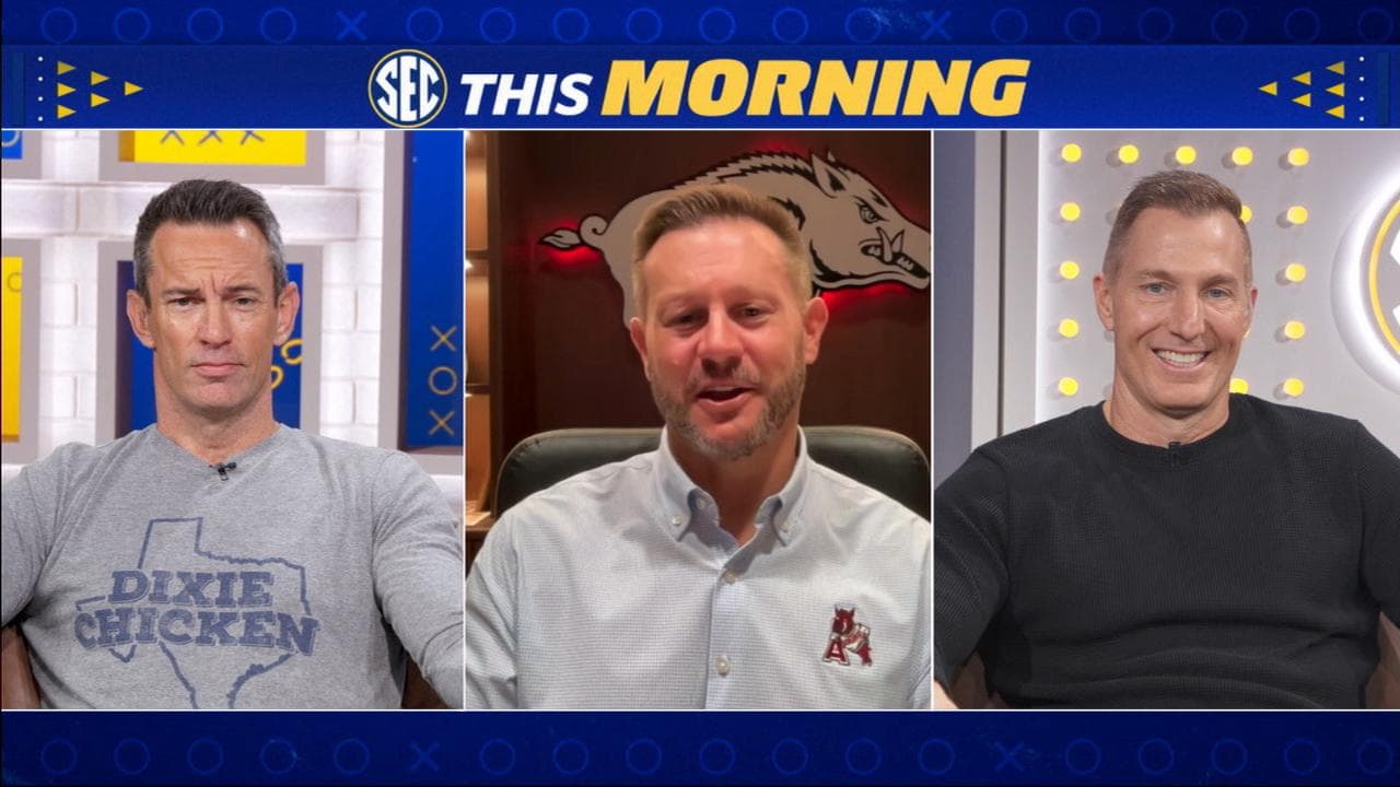 Ryan Silverfield discusses Arkansas' breakthrough win over Vanderbilt