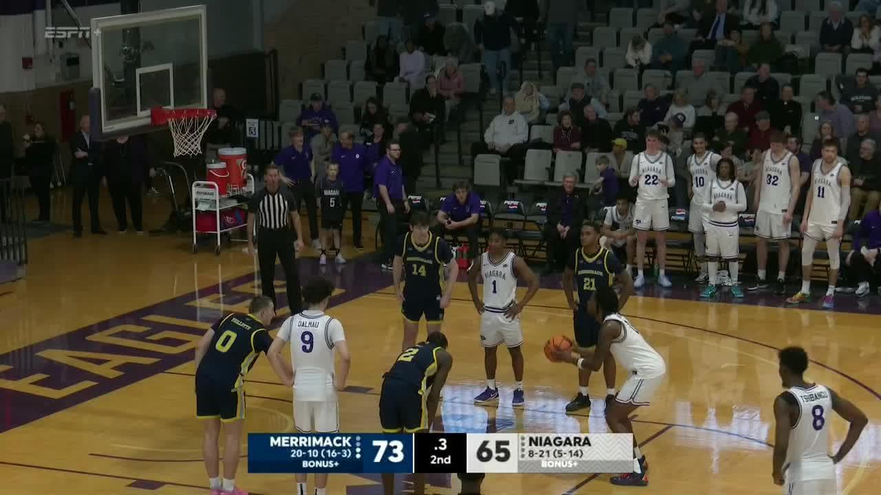 Merrimack Warriors vs. Niagara Purple Eagles: Game Highlights