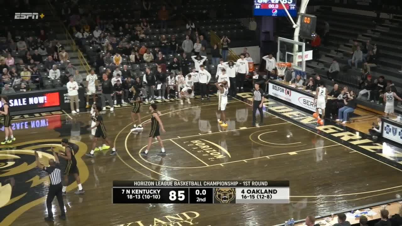 Northern Kentucky Norse vs. Oakland Golden Grizzlies: Game Highlights