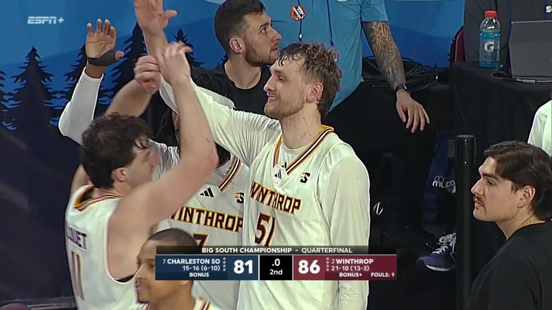 Charleston Southern Buccaneers vs. Winthrop Eagles: Game Highlights
