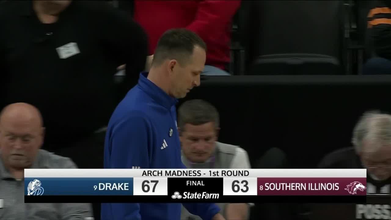 Drake Bulldogs vs. Southern Illinois Salukis: Game Highlights