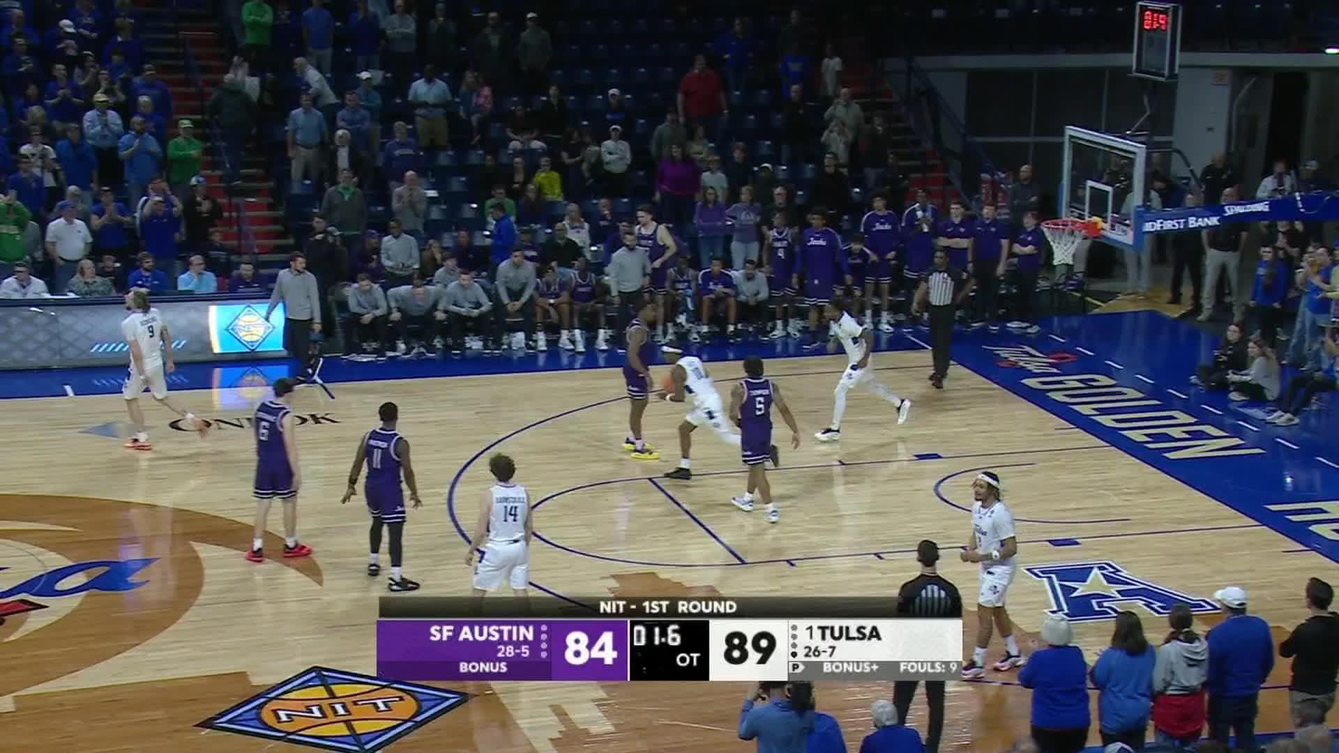 Stephen F. Austin Lumberjacks vs. Tulsa Golden Hurricane: Game Highlights