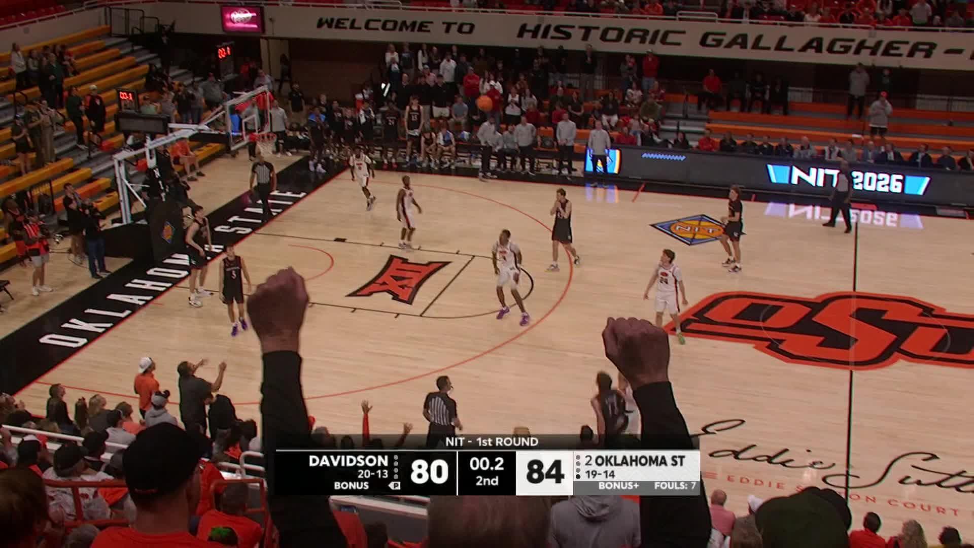 Davidson Wildcats vs. Oklahoma State Cowboys: Game Highlights