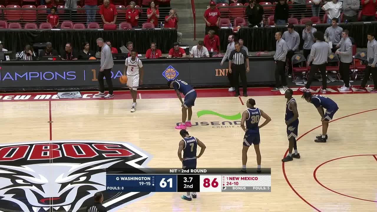 George Washington Revolutionaries vs. New Mexico Lobos: Game Highlights