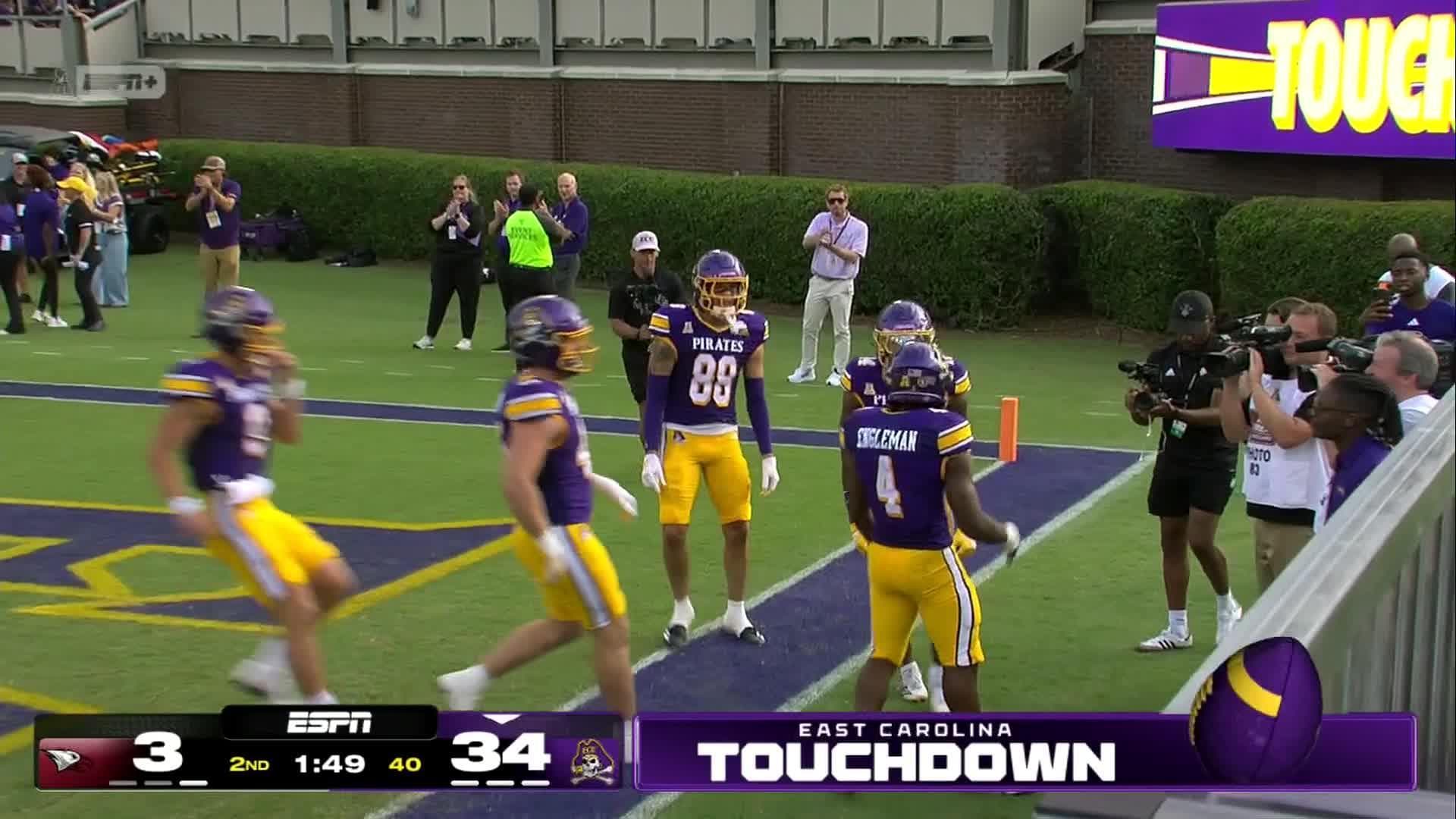 North Carolina Central Eagles vs. East Carolina Pirates: Full Highlights