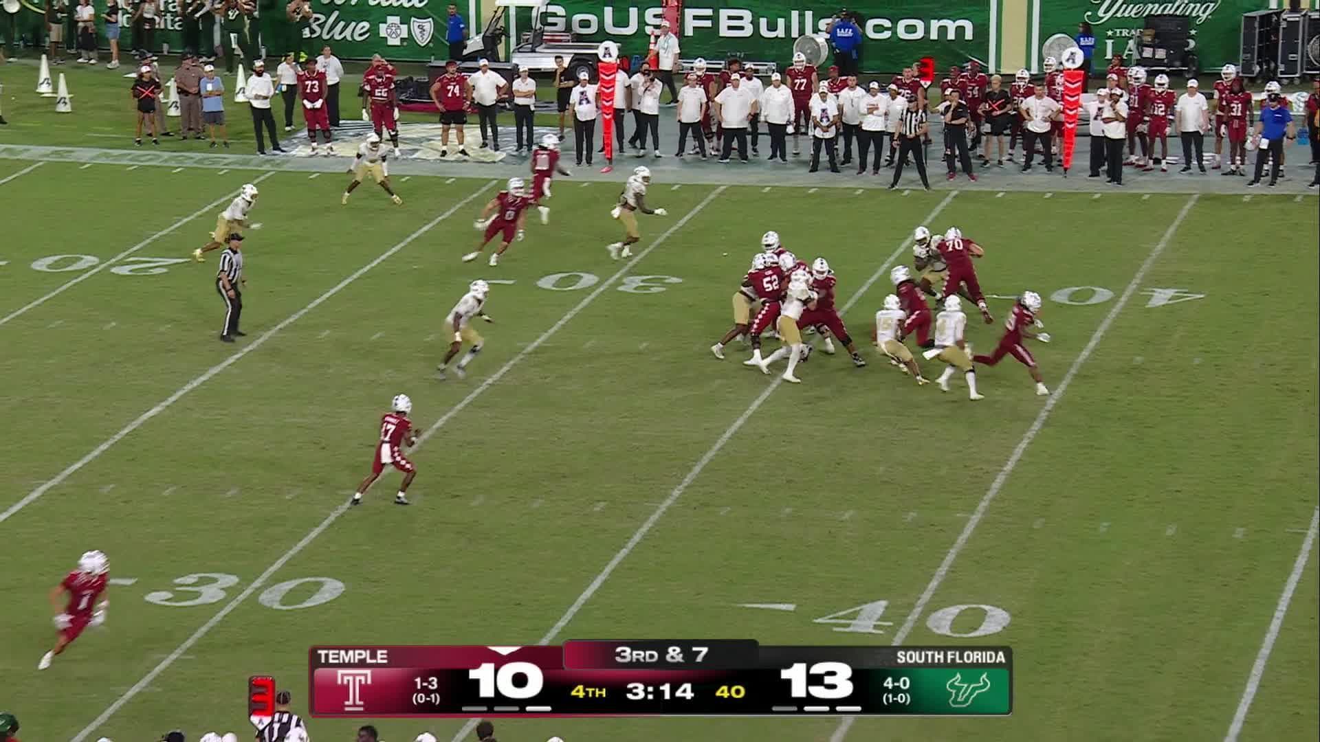 Temple Owls vs. South Florida Bulls: Full Highlights