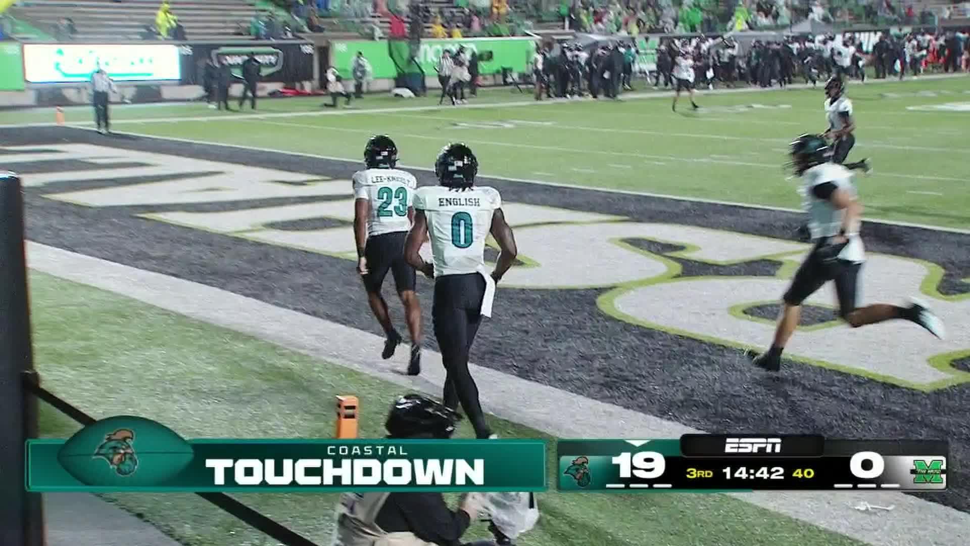 Coastal Carolina Chanticleers vs. Marshall Thundering Herd: Full Highlights