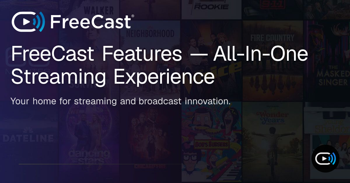 FreeCast Features — Subscriptions, Locals, Channels & VOD | FreeCast